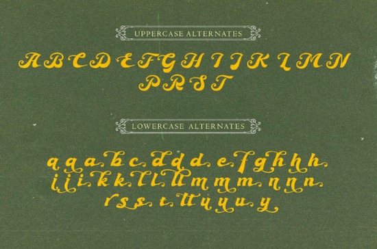 Ebullience font