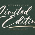 Limited Edition font free download