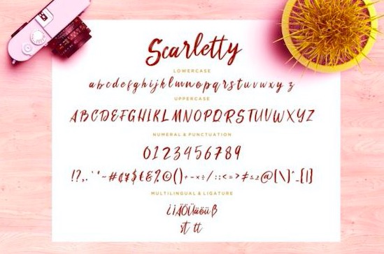 Scarletty font free download