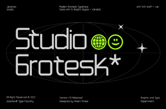 Studio Grotesk font free download