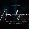Amadgone font download