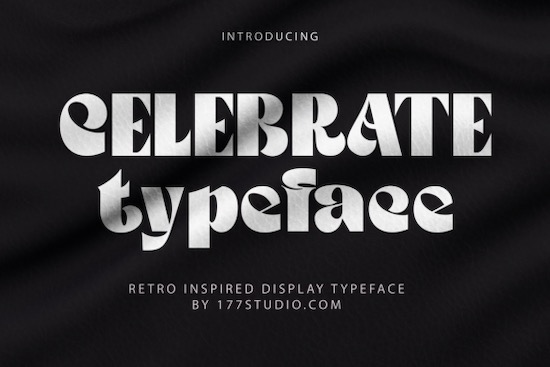 Celebrate font free