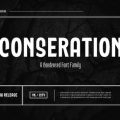 Conseration font free download