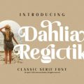 Dahlia Regictik font free download