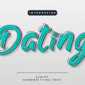 Dating font free download