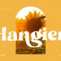 Hangier font free download