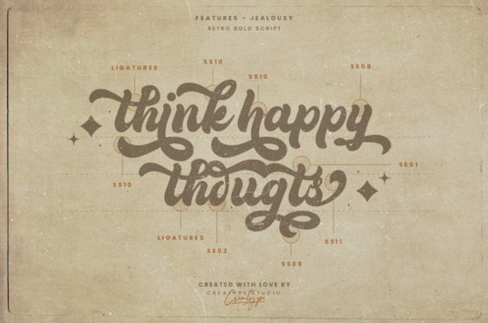 Jealousy font download