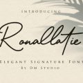 Ronallatie font free download