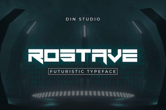 Rostave font free download