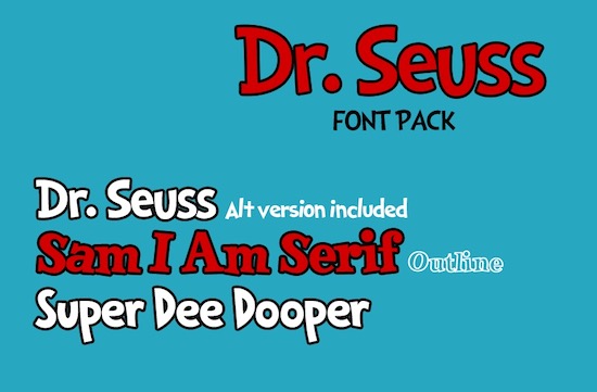 Dr Seuss font