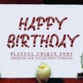 Happy Birthday font free download