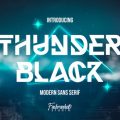 Thunder Black font free download