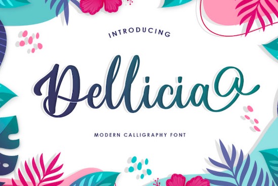 Dellicia font free download