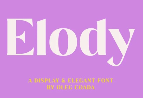 Elody font free download