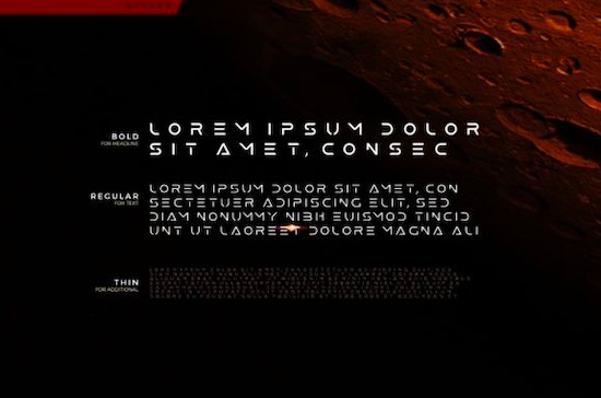Mars font free
