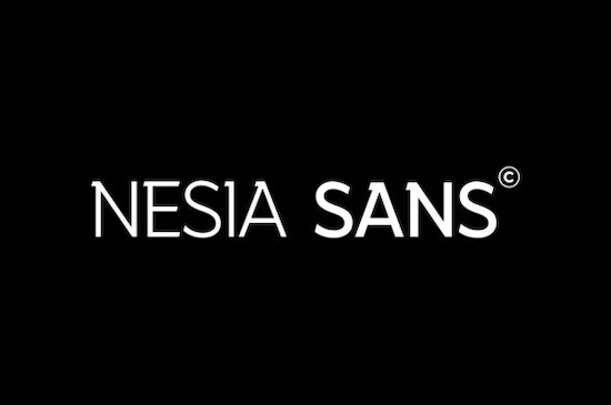 Nesia Sans font free download