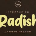 Radish font free