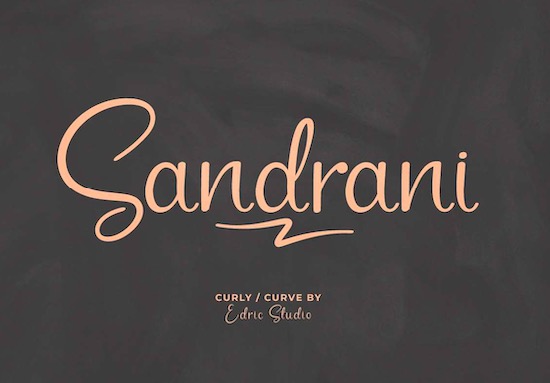 Sandrani font