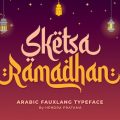 Sketsa Ramadhan font