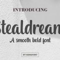 Stealdream font