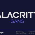 Alacrity Sans font family download
