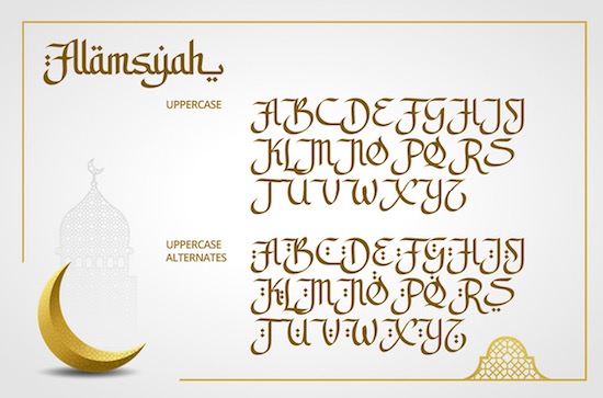 Alamsyah font free