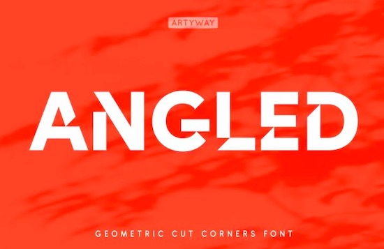 Angles font free