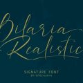 Bilaria Realistic font free download