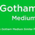 Gotham Medium font