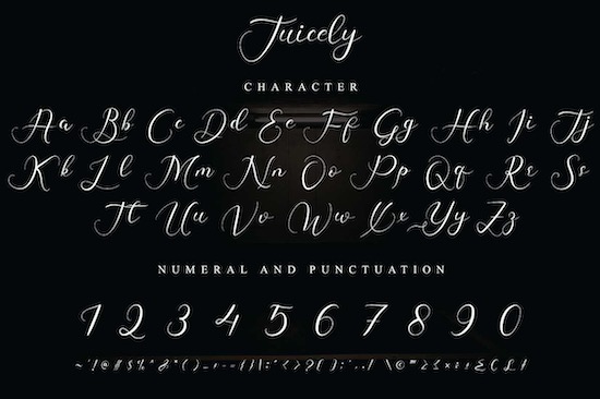 Juicely font