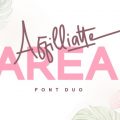 Affilliatte Area font free download