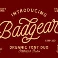 Badgear font duo free download