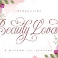 Beauty Lova font free download