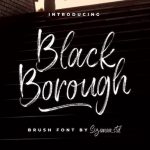 Black Borough font free download