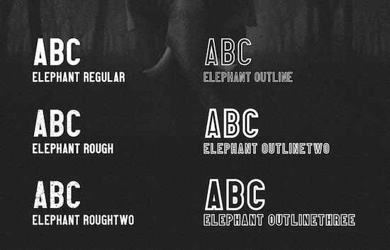 Elephant font free