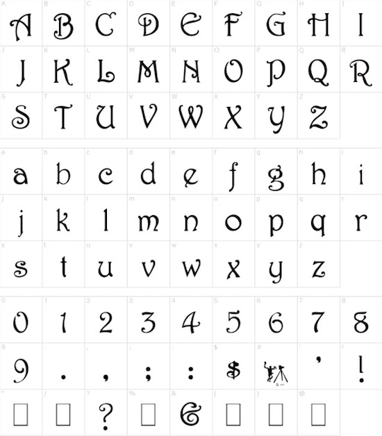 Harrington font free