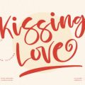 Kissing Love font free download