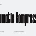 Neumatic Compressed font free download