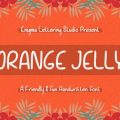 Orange Jelly font free download
