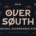 Over South font free download