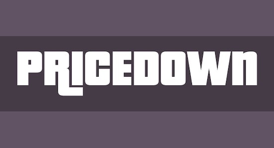 Pricedown Font by Typodermic Fonts - Fontspace.io