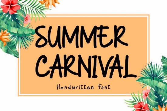Summer Carnival font free download