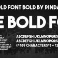 The Bold font