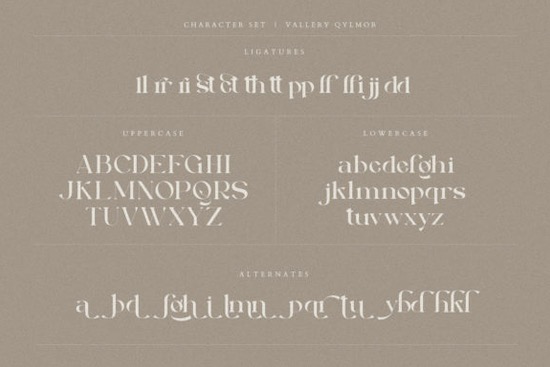 Vallery Qylmor font download
