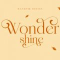 Wondershine font free download