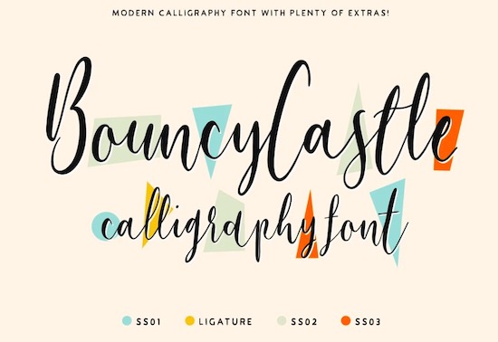 Bouncy Castle font free download