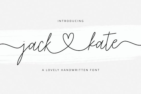 Jack & Kate Font