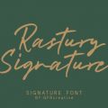 Rastury Signature Font free download