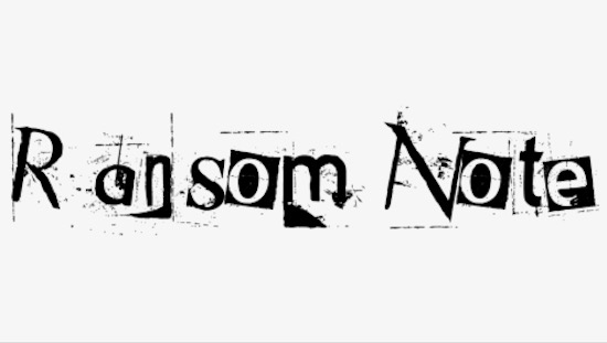 Ransom Note Font