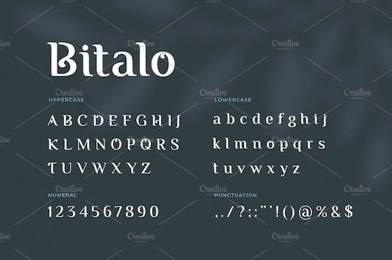 Bitalo Font free
